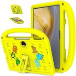 For Honor Pad 9 12.1 Cartoon Sparrow EVA Shockproof Tablet Case(Yellow)