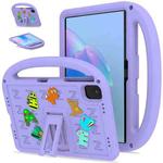 For Honor Pad X8a / X9 2024 Cartoon Sparrow EVA Shockproof Tablet Case(Taro Purple)