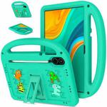 For Honor Pad X9 11.5  Cartoon Sparrow EVA Shockproof Tablet Case(Glacier Green)