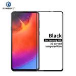 PINWUYO 9H 3D Curved Tempered Glass Film for  Galaxy A60 （black）