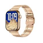 KL08 2.04 inch Color Screen Smart Watch Steel Strap, Support Bluetooth Call(Gold)