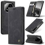 For Redmi Note 14 Pro 5G CaseMe 013 Multifunctional Horizontal Flip Leather Phone Case(Black)
