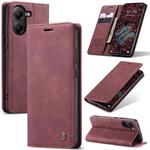 For Xiaomi Poco X7 Pro CaseMe 013 Multifunctional Horizontal Flip Leather Phone Case(Red)