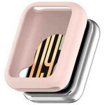 For Xiaomi Smart Band 9 Pro Silicone Watch Protective Case(Pink)