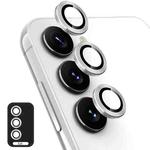 For Samsung Galaxy S25 5G ENKAY Hat-Prince 9H Rear Camera Lens Aluminium Alloy Tempered Glass Film(Silver)