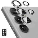 For Samsung Galaxy S25 Ultra 5G ENKAY Hat-Prince 9H Rear Camera Lens Aluminium Alloy Tempered Glass Film(Grey)