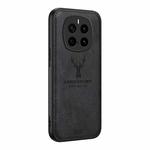 For Honor Magic7 Pro Deer Head Cloth Skin All-inclusive Phone Case(Black)