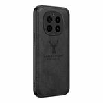 For Honor Magic7 Deer Head Cloth Skin All-inclusive Phone Case(Black)