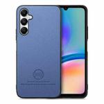 For Samsung Galaxy A15 Twill Fabric Leather Skin Back Phone Case(Blue)