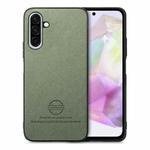 For Samsung Galaxy A16 Twill Fabric Leather Skin Back Phone Case(Green)
