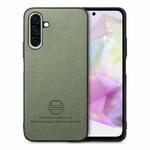 For Samsung Galaxy A26 Twill Fabric Leather Skin Back Phone Case(Green)