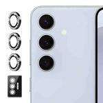 For Samsung Galaxy S25+ 5G ENKAY AR Anti-reflection Individual Diamond Ring Camera Lens Glass Full Film(Black)