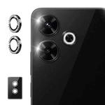 For Xiaomi Redmi Note 13 Pro+ ENKAY AR Anti-reflection Individual Diamond Ring Camera Lens Glass Full Film(Black)