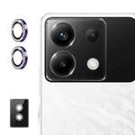 For Xiaomi Poco X6 / Redmi Note 13 Pro 5G ENKAY AR Anti-reflection Individual Diamond Ring Camera Lens Glass Full Film(Deep Purple)