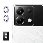 For Xiaomi Poco X6 / Redmi Note 13 Pro 5G ENKAY AR Anti-reflection Individual Diamond Ring Camera Lens Glass Full Film(Light Purple)