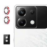 For Xiaomi Poco X6 / Redmi Note 13 Pro 5G ENKAY AR Anti-reflection Individual Diamond Ring Camera Lens Glass Full Film(Red)