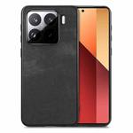 For Xiaomi 15 Vintage Leather PC Back Cover Phone Case(Black)