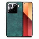 For Xiaomi 15 Vintage Leather PC Back Cover Phone Case(Green)