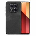 For Xiaomi Redmi Note 14 Pro+ 5G Vintage Leather PC Back Cover Phone Case(Black)