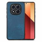 For Xiaomi Redmi Note 14 Pro+ 5G Vintage Leather PC Back Cover Phone Case(Blue)