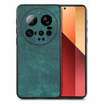 For Xiaomi 15 Ultra Vintage Leather PC Back Cover Phone Case(Green)