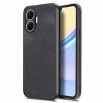 For Redmi Turbo 4 Pro Vintage Leather PC Back Cover Phone Case(Black)