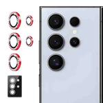 For Samsung Galaxy S23 Ultra 5G ENKAY AR Anti-reflection Individual Diamond Ring Camera Lens Glass Full Film(Red)
