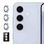 For Samsung Galaxy S24+ 5G ENKAY AR Anti-reflection Individual Diamond Ring Camera Lens Glass Full Film(Sierra Blue)