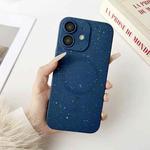For iPhone 11 Starry Sky TPU Shockproof MagSafe Phone Case(Dark Blue)