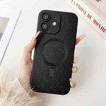 For iPhone 12 Starry Sky TPU Shockproof MagSafe Phone Case(Black)