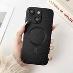 For iPhone 13 Starry Sky TPU Shockproof MagSafe Phone Case(Black)