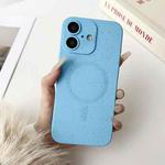 For iPhone 16 Starry Sky TPU Shockproof MagSafe Phone Case(Sierra Blue)