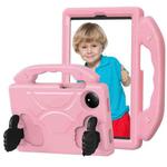 For Xiaomi Redmi Pad SE 8.7 2024 Thumb Bracket EVA Shockproof Tablet Case(Pink)