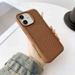 For iPhone 12 Gaer4 Imitation MagSafe Shockproof TPU Phone Case(Brown)