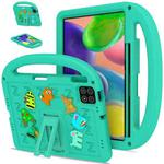 For Xiaomi Pad 7 Cartoon Sparrow EVA Shockproof Tablet Case(Glacier Green)