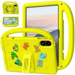 For Xiaomi Redmi Pad Pro 12.1 2024 Cartoon Sparrow EVA Shockproof Tablet Case(Yellow)