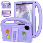 For Xiaomi Redmi Pad SE 8.7 2024 Cartoon Sparrow EVA Shockproof Tablet Case(Taro Purple)