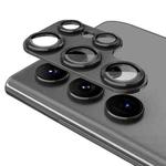For Samsung Galaxy S25 Ultra 5G ENKAY Hat-Prince 9H Rear Camera Lens Aluminium Alloy Tempered Glass Film(Black)