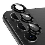 For Samsung Galaxy S25 5G ENKAY Hat-Prince 9H Rear Camera Lens Aluminium Alloy Tempered Glass Film(Black)