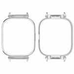 For Redmi Watch 5 eSIM Metal Frame Watch Protective Case(Silver)