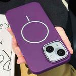 For iPhone 15 Plus Skin-friendly Ultra-thin MagSafe PC Phone Case(Purple)