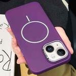 For iPhone 14 Plus Skin-friendly Ultra-thin MagSafe PC Phone Case(Purple)