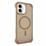 For iPhone 16 Plus Starshield Frameless MagSafe PC Phone Case(Desert Gold)