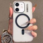 For iPhone 11 Crystal Skin Feel MagSafe TPU Phone Case(Royal Blue)