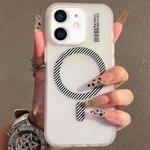 For iPhone 11 Crystal Skin Feel MagSafe TPU Phone Case(White)