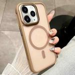 For iPhone 11 Pro Max Heat Dissipation MagSafe Shockproof Phone Case(Desert Gold)