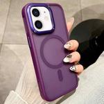 For iPhone 12 Heat Dissipation MagSafe Shockproof Phone Case(Purple)