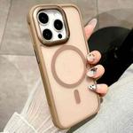 For iPhone 12 Pro Heat Dissipation MagSafe Shockproof Phone Case(Desert Gold)