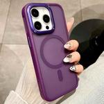 For iPhone 12 Pro Max Heat Dissipation MagSafe Shockproof Phone Case(Purple)