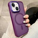 For iPhone 14 Heat Dissipation MagSafe Shockproof Phone Case(Purple)